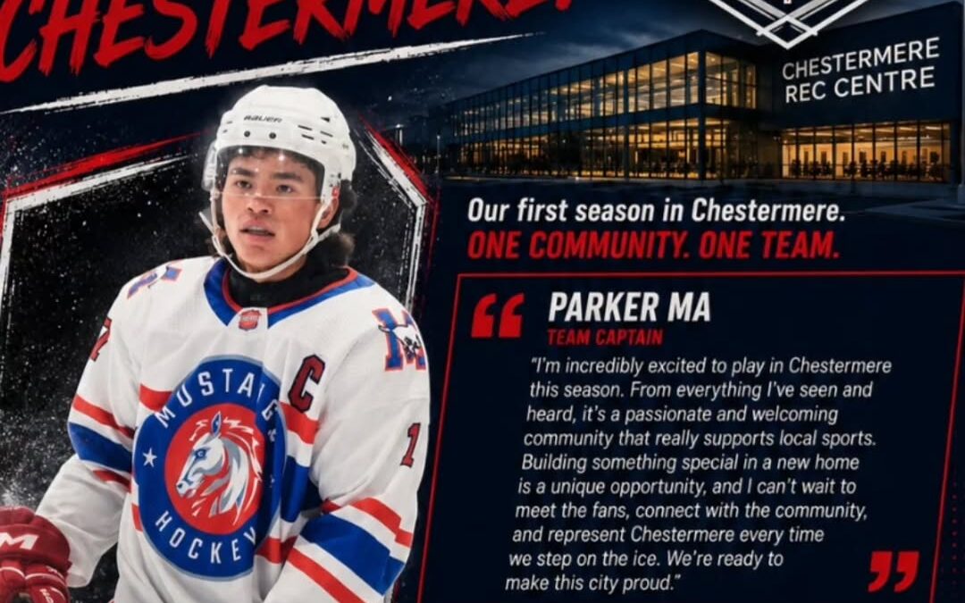 🏒 THE MUSTANGS ARE COMING TO CHESTERMERE!