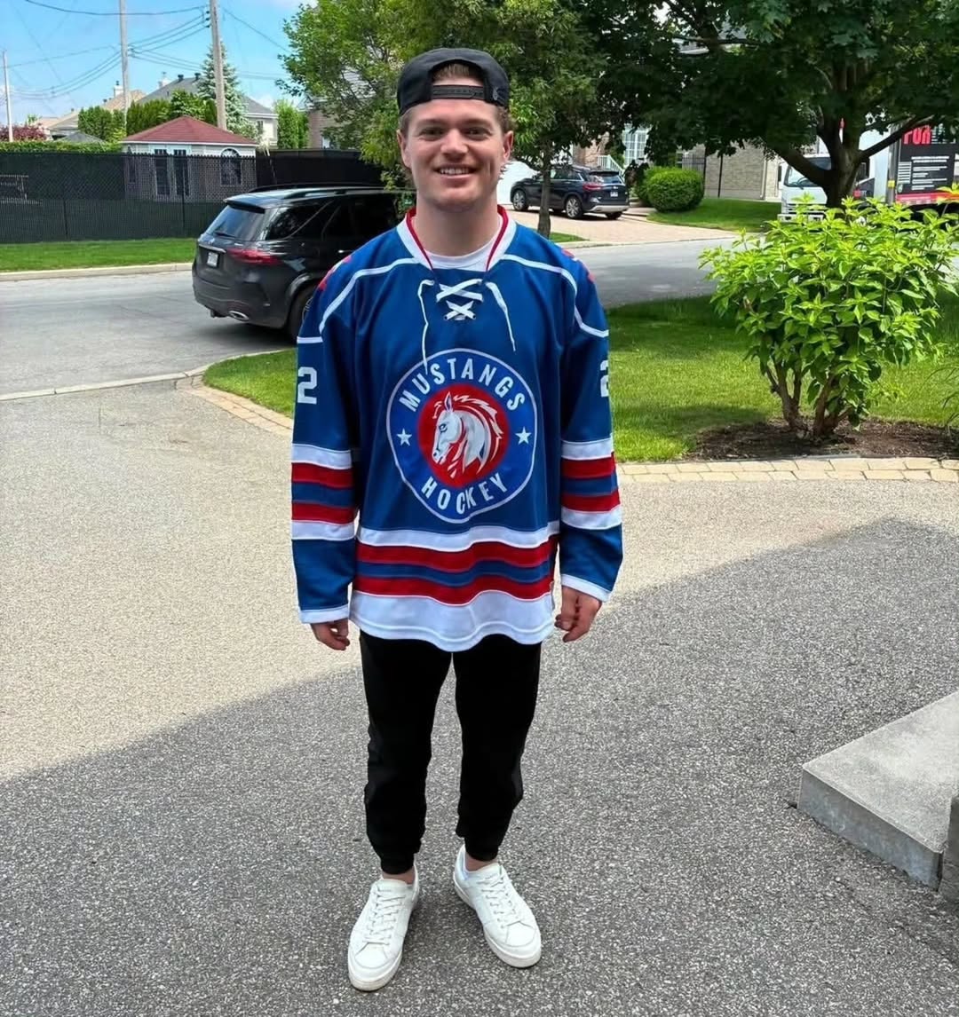💙 Thank You, Cole Caufield 💙 The Mustangs organization would like to extend a heartfelt thank you to Cole Caufield for wearing Bamas jersey.