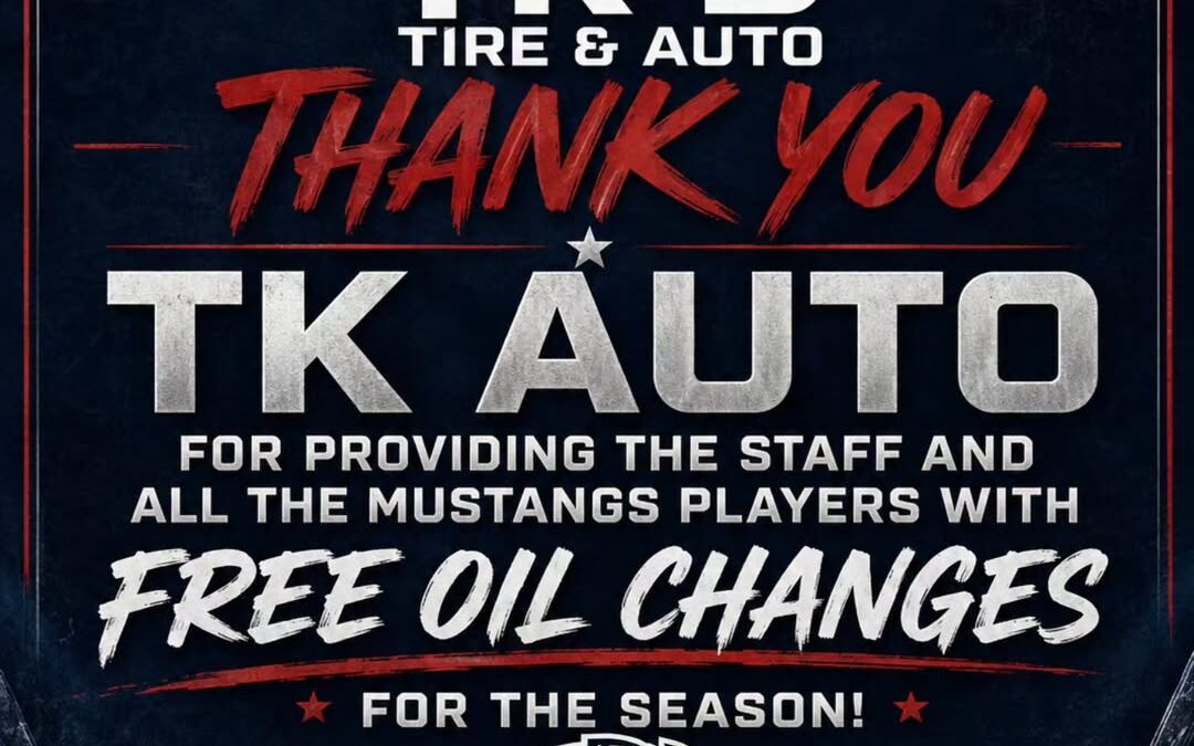 A HUGE THANK YOU TO TK’S TIRE & AUTO!