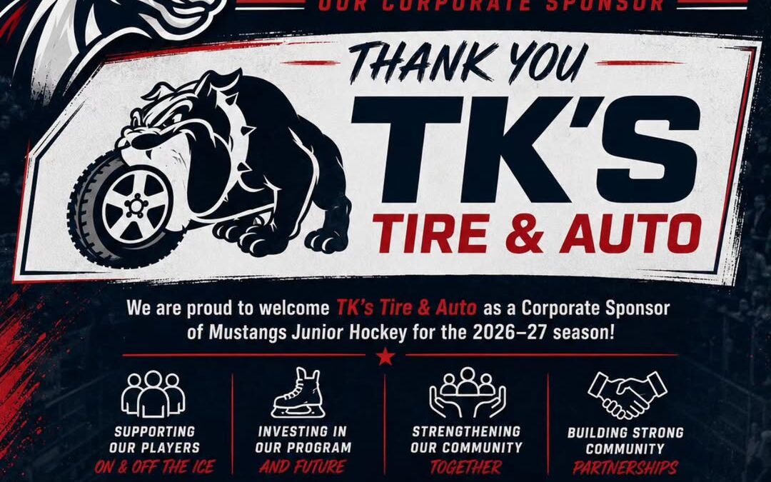 MUSTANGS CORPORATE SPONSOR SPOTLIGHT — TK’S TIRE & AUTO!