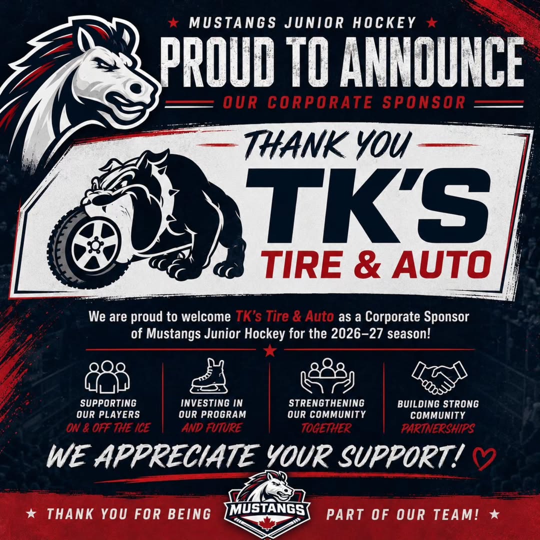 MUSTANGS CORPORATE SPONSOR SPOTLIGHT — TK’S TIRE & AUTO!